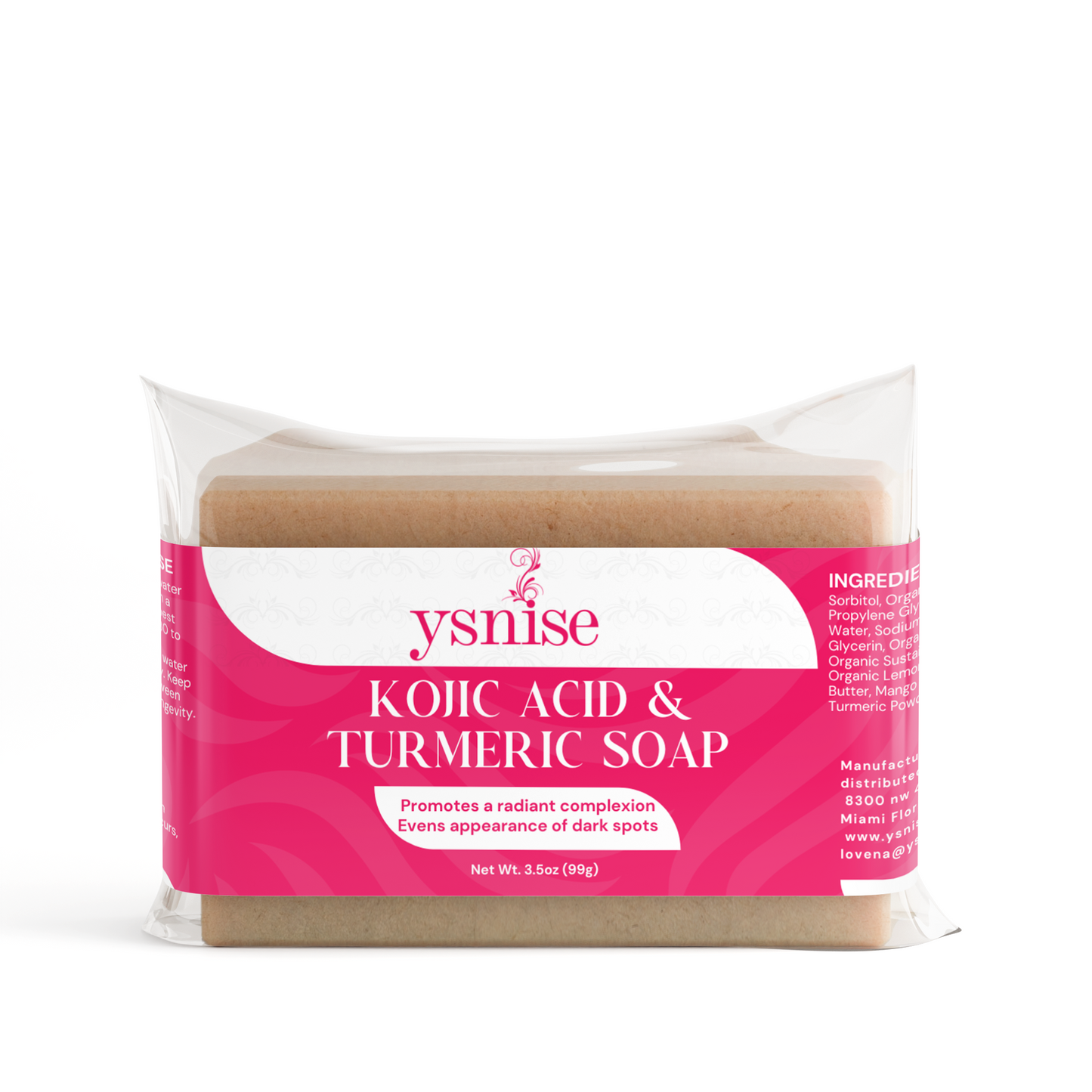 Ysnise Kojic Acid & Turmeric Soap